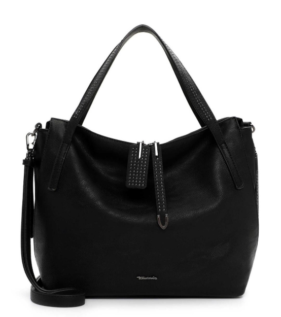 Obrázok z Tamaris Glenn 34193-100 Black Dámska kabelka cez rameno čierna 17 L