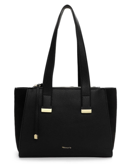 Obrázok z Tamaris Galina 33875-100 Black Dámska kabelka cez rameno čierna 8 L