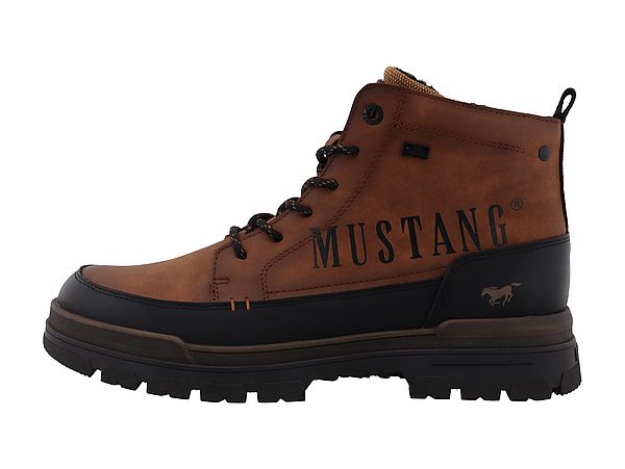 Obrázok z Mustang 15M0101004 Pánske zimné členkové topánky hnedé