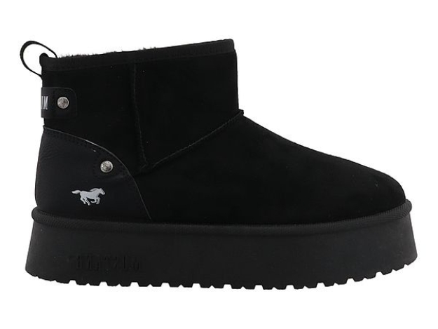 Obrázok z Mustang 15M0202001 Dámska zimná členková obuv čierna