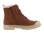 Obrázok z Mustang 15M0262001 Dámska zimná členková obuv cognac