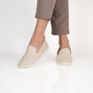 Obrázok z Batz Elmira Beige Dámske kožené mokasíny béžové
