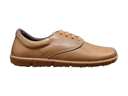 Obrázok z Wild 017-26025 Lion Dámske celokožené barefoot poltopánky hnedé