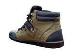 Obrázok z Wild 017-26017 Dámske celokožené barefoot členkové topánky khaki