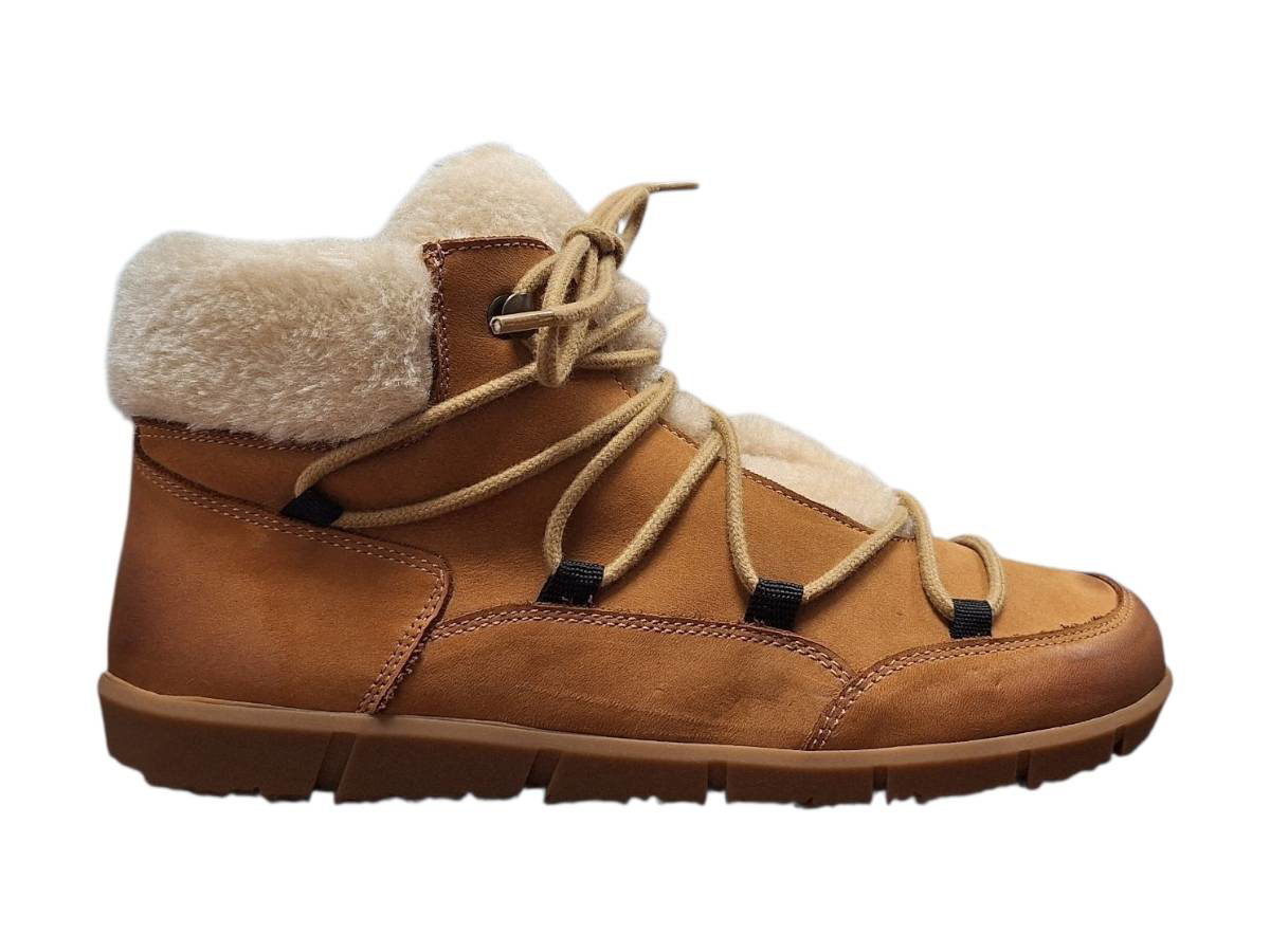 Wild 017-26023 Dámske celokožené barefoot členkové topánky cat 36