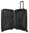 Obrázok z Travelite Air Stripe S,M,L Slim Black S: 39 l / M: 75/86 l / L: 104 L