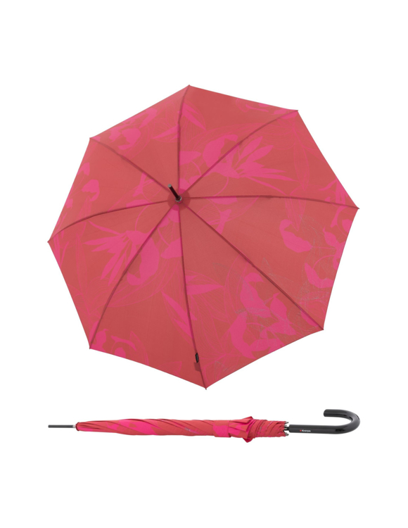 Obrázok z KNIRPS T.760 Garden Scarlet - elegantní holový vystřelovací deštník