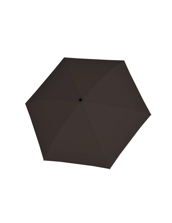 Obrázok z DOPPLER Zero 99 Mocca Brown - dámský/pánský skládací deštník greige
