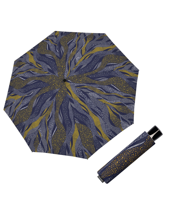 Obrázok z DOPPLER Mini Fiber Whisper blue - dámský skládací deštník