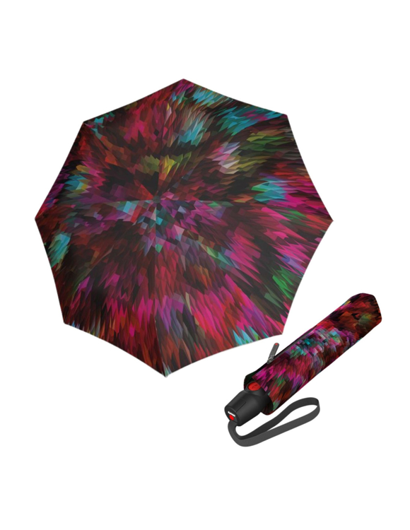 Obrázok z KNIRPS T.200 Medium Duomatic Peacock Red - elegantní plně automatický deštník