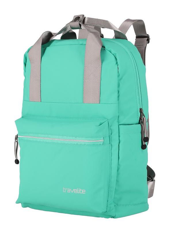 Travelite Basics Canvas Backpack Green 11 L TRAVELITE-96319-80