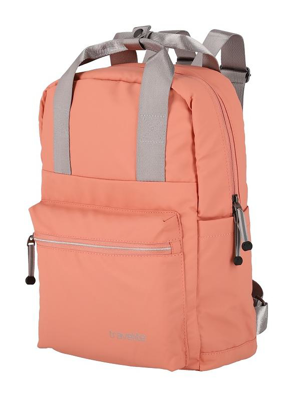 Travelite Basics Canvas Backpack Coral 11 L TRAVELITE-96319-88