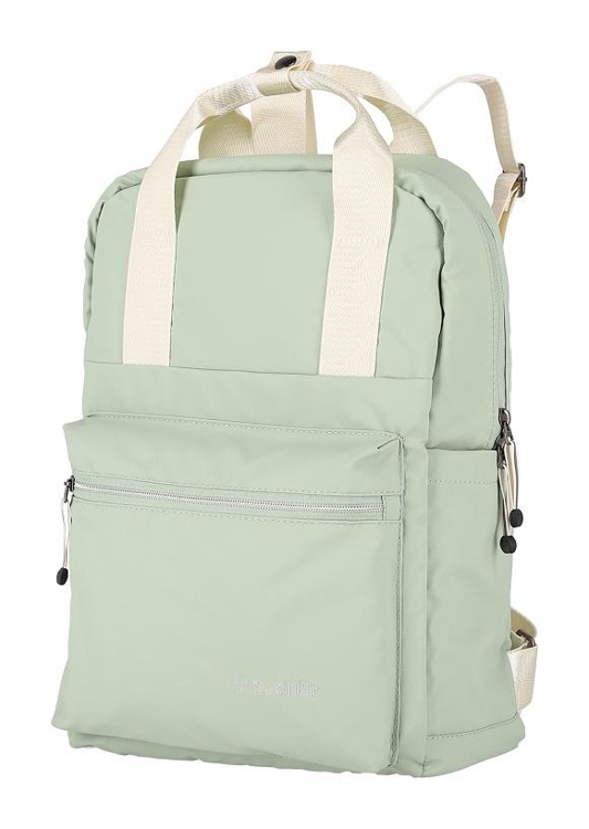 Obrázok z Travelite Basics Canvas Backpack Light green 11 L