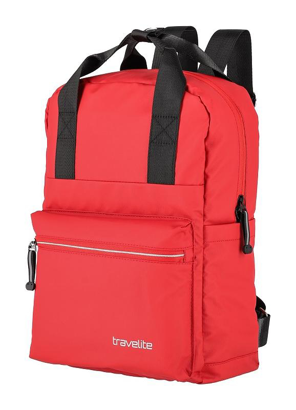 Travelite Basics Canvas Backpack Red 11 L TRAVELITE-96319-10