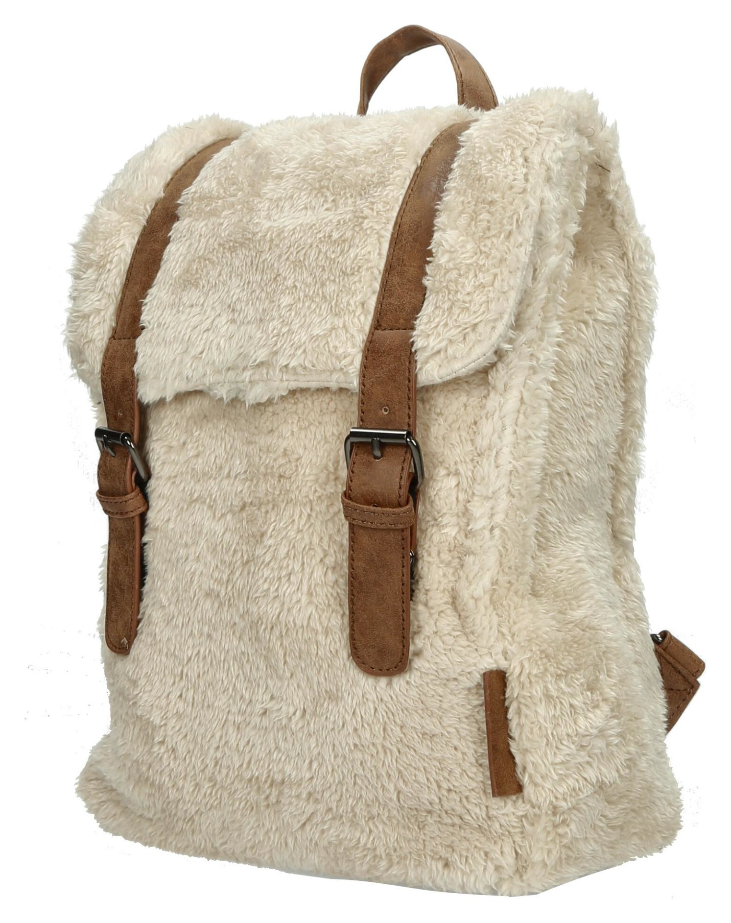 Enrico Benetti Teddy Tablet Backpack Off-White EB-66654004