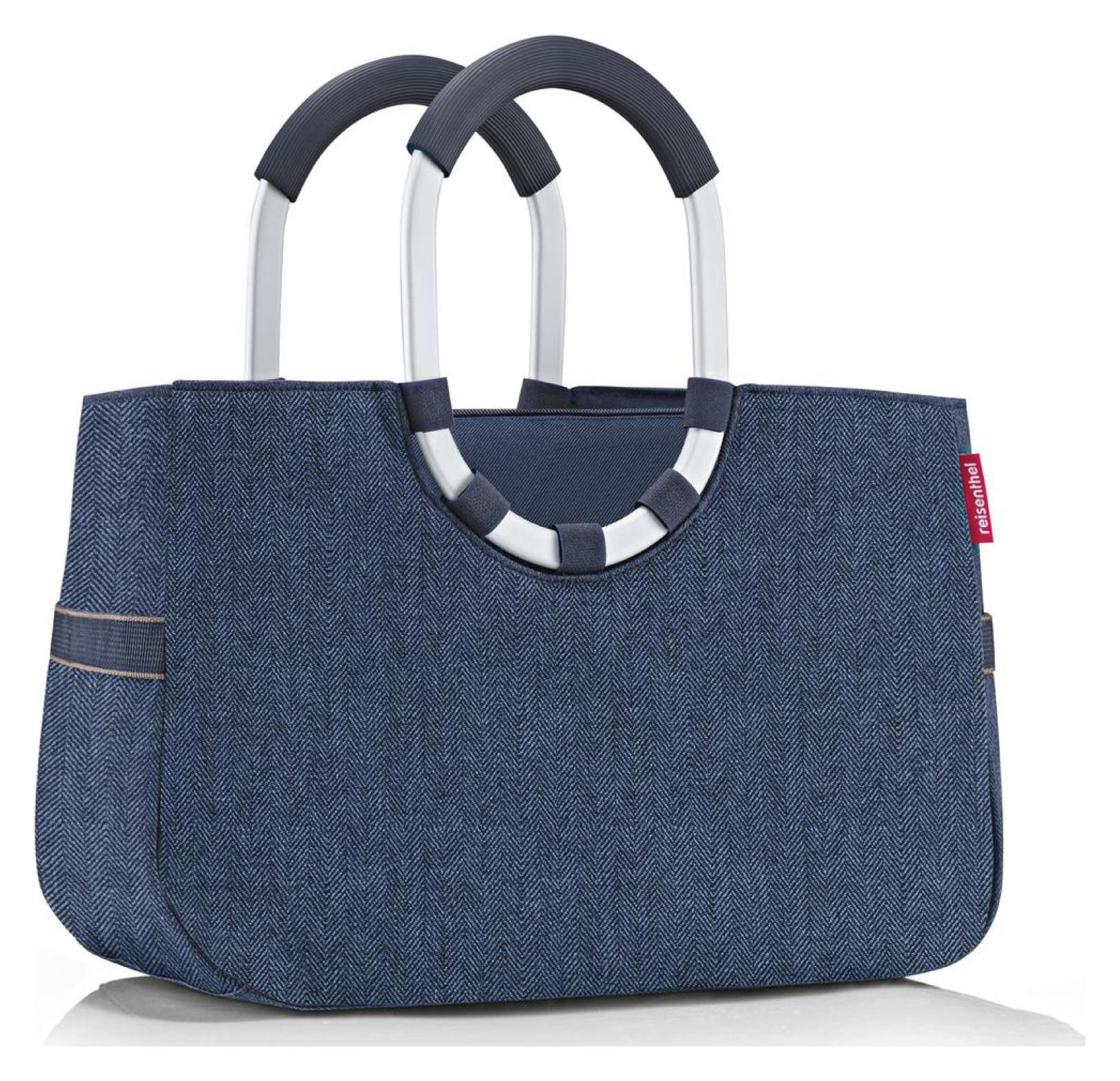 Reisenthel Loopshopper M Herringbone Dark Blue 12 L REISENTHEL-OS4113