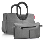 Obrázok z Reisenthel Loopshopper M Frame Twist Silver 12 L