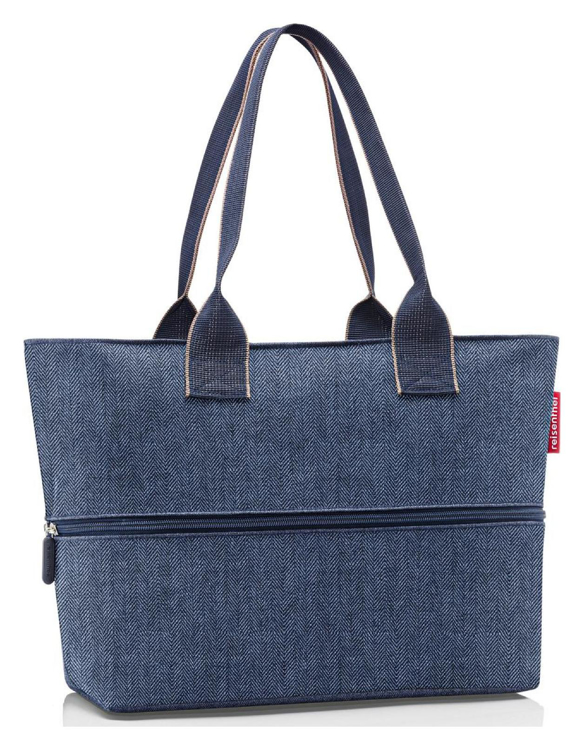 Obrázok z Reisenthel Shopper E1 Herringbone Dark Blue 12/18 L