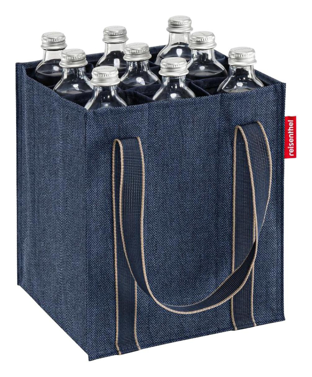 Obrázok z Reisenthel Bottlebag Herringbone Dark Blue
