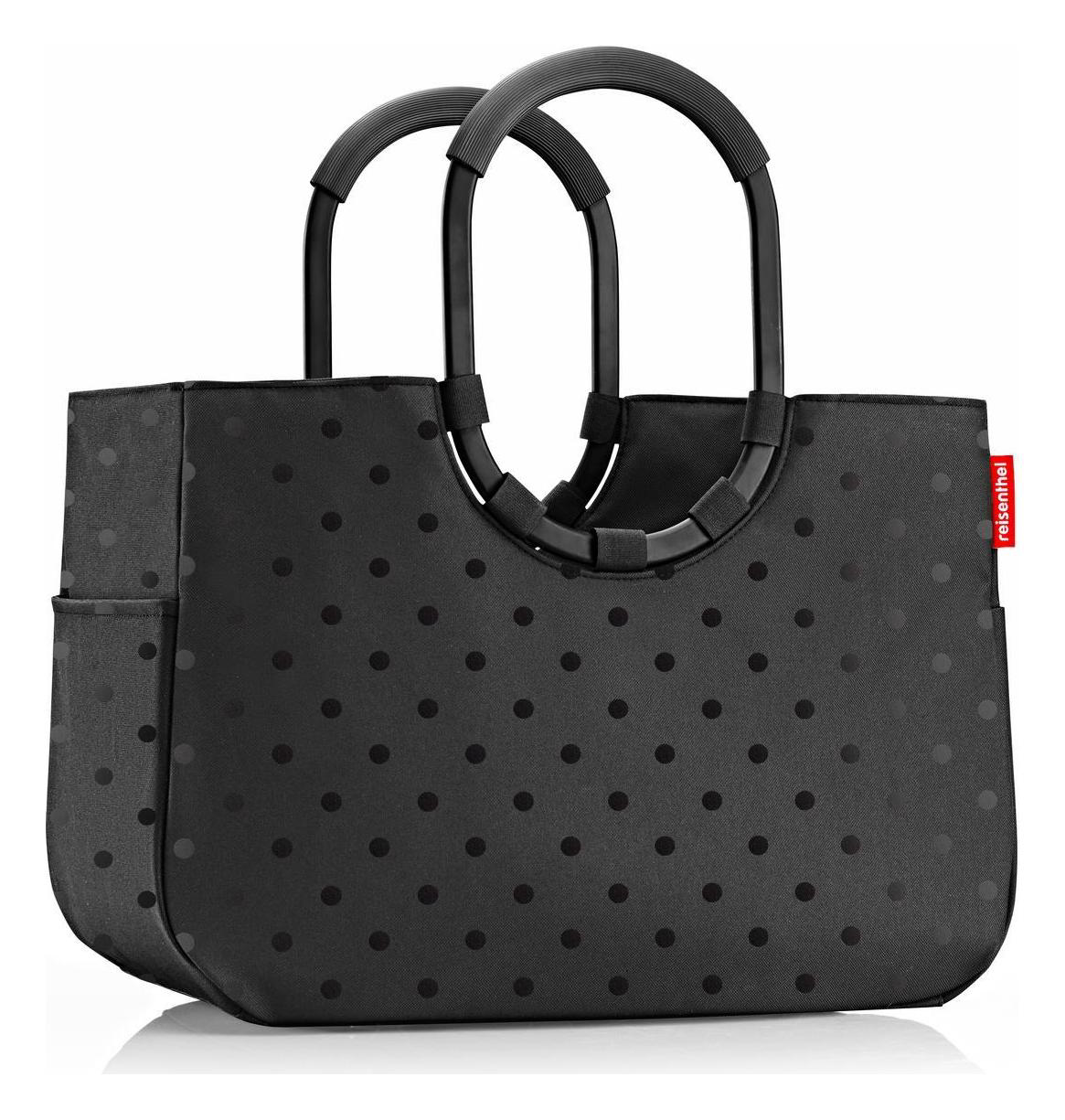 Reisenthel Loopshopper L Frame Glossy dots black 25 L REISENTHEL-OR7076