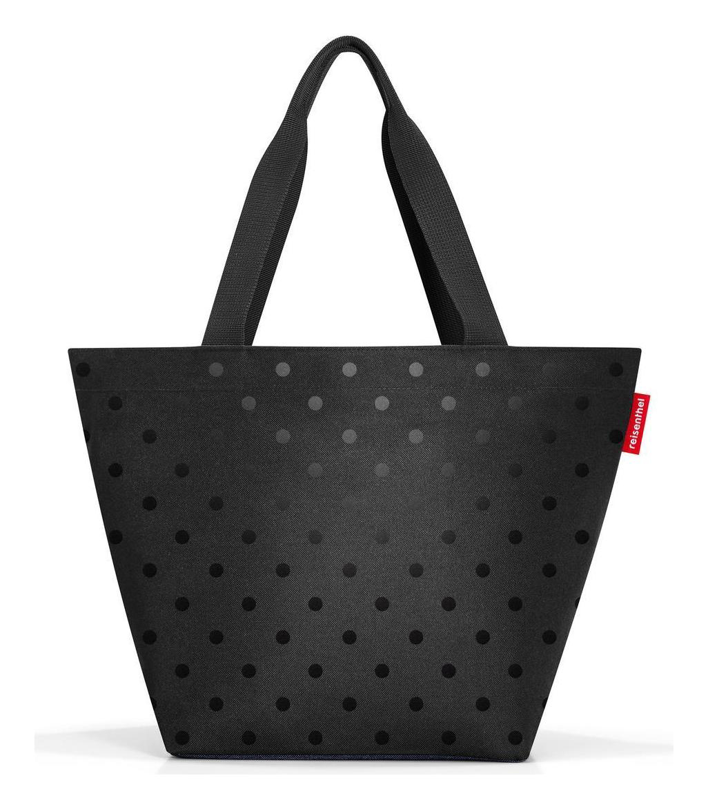 Reisenthel Shopper M Glossy dots black 15 L REISENTHEL-ZS7075