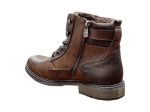 Obrázok z Tom Tailor 6380410006 Pánske zimné členkové topánky hnedé