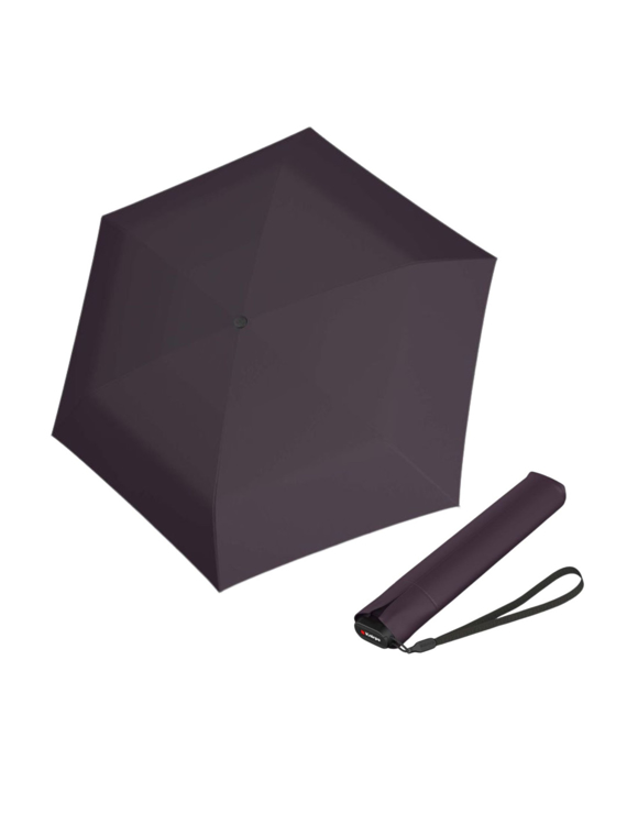 Obrázok z Knirps US.050 ultra light slim manual Plum - lehký skládací plochý deštník