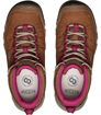 Obrázok z KEEN Targhee IV MID WP Women Dámske trekové topánky bison/beaujolais