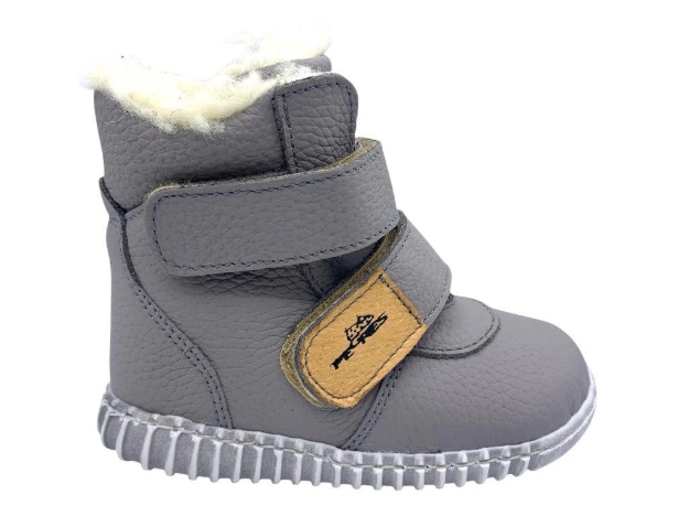 Obrázok z Pegres 1706 Bosé Detské zimné topánky šedé