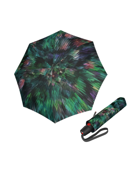 Obrázok z KNIRPS T.200 Medium Duomatic Peacock Green - elegantní plně automatický deštník