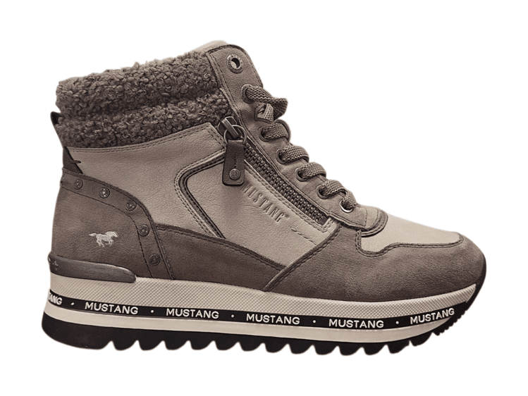 Obrázok z Mustang 15M031200300 Dámska zimná členková obuv taupe