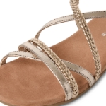 Obrázok z Tamaris 1-28130-46-116 Dámske sandále champagne