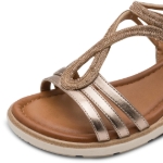 Obrázok z Tamaris 1-28714-46-900 Dámske sandále na kline bronzové