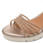 Obrázok z Tamaris 1-28725-46-900 Dámske sandále na kline bronzové