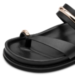 Obrázok z Tamaris 1-27415-46-001 Dámske fashion žabky čierne