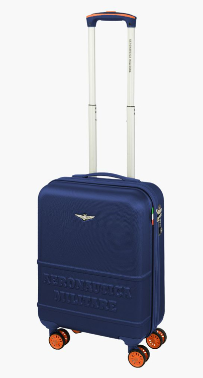 Obrázok z Cestovní kufr Aeronautica Militare Force S AM-220-55-05 modrá 38 L