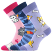 Obrázok z BOMA Ponožky dětské KAITO s obrázky DÍVČÍ mix F (3 páry)
