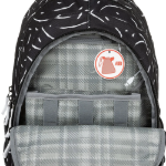 Obrázok z Bagmaster DIGITAL 23 A studentský batoh - černo bílý Černá 34 l