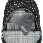 Obrázok z Bagmaster DIGITAL 23 A studentský batoh - černo bílý Černá 34 l