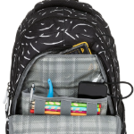 Obrázok z Bagmaster DIGITAL 23 A studentský batoh - černo bílý Černá 34 l