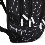 Obrázok z Bagmaster DIGITAL 23 A studentský batoh - černo bílý Černá 34 l