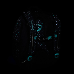 Obrázok z Bagmaster SUPERNOVA 23 A študentský batoh - black turquoise black 34 l