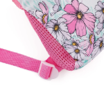 Obrázok z Bagmaster Bag LUMI 23 B školský vak na prezúvky / vak na cvičky - flower fairy blue 1,5 l