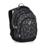 Obrázok z Bagmaster SUPERNOVA 24 A studentský batoh – černo-bílý Černá 34 l