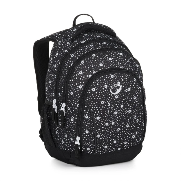 Obrázok z Bagmaster SUPERNOVA 24 A studentský batoh – černo-bílý Černá 34 l