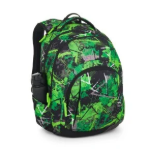 Obrázok z Bagmaster LINCOLN 25 A studentský batoh – zeleno-černý Zelená 40 l