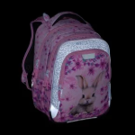 Obrázok z Bagmaster LUMI 25 A malý školní set pro prvňáčky – králíček Růžová 23 l