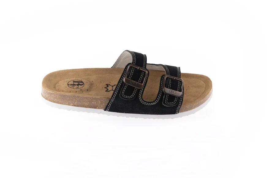 BF BY-113-16-99 Pánske šľapky čierne 46