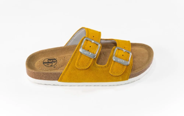 Obrázok z BF BY-213-10-10 Dámske šľapky v žltej farbe