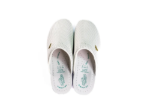 Obrázok z Dámské zdravotní pantofle na klínku v bílé barvě